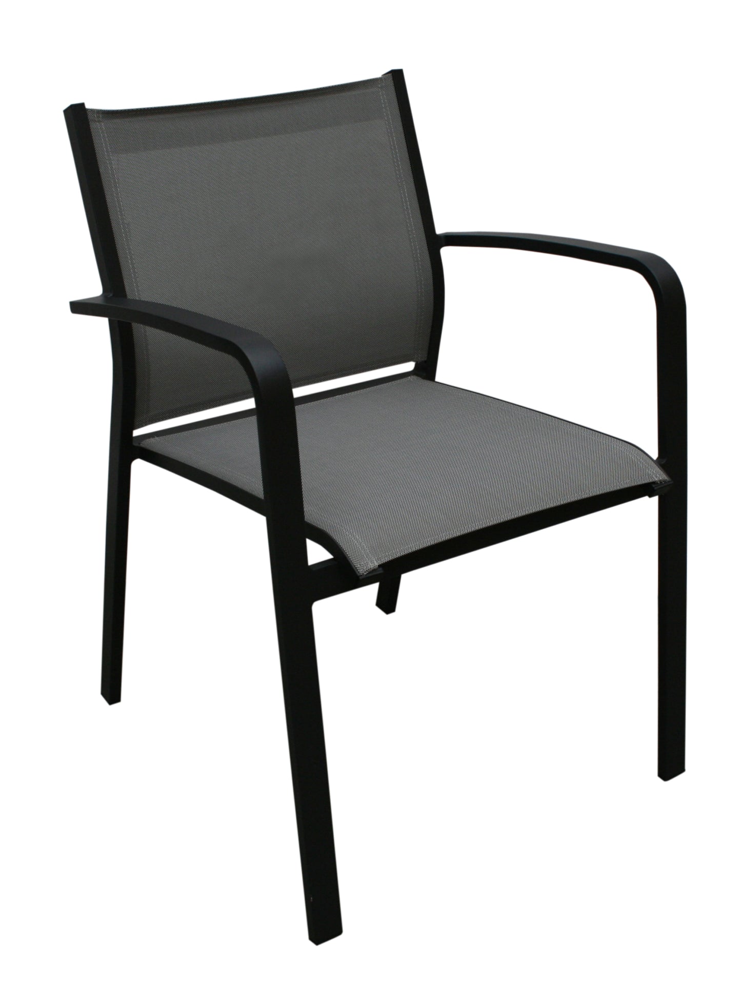 Silla Luis Negra con Gris